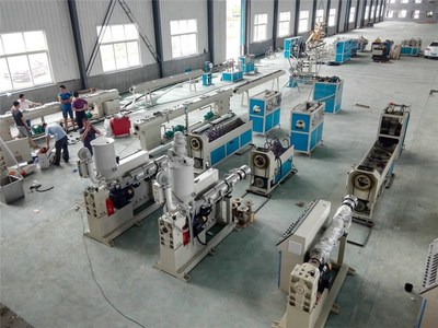 塑料管生產(chǎn)線廠家、天信泰塑機(在線咨詢)、塑料管生產(chǎn)線